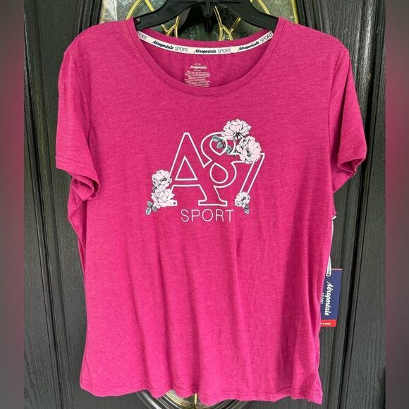 Aeropostale Sport Fuchsia Tee. NWT. Size XL - Picture 1 of 6